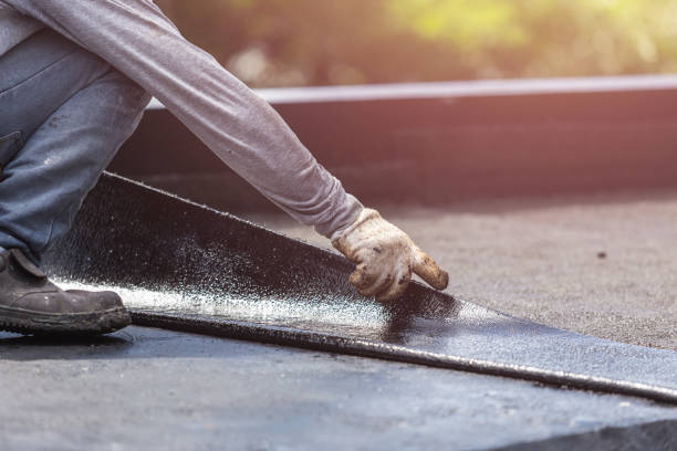 Professional Vapor Barrier Installation technician working in Slinger, WI